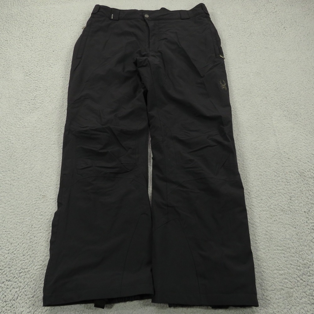 SPYDER Ski Pants Mens XXL Black Primaloft Insulated Snowboard Winter X Static